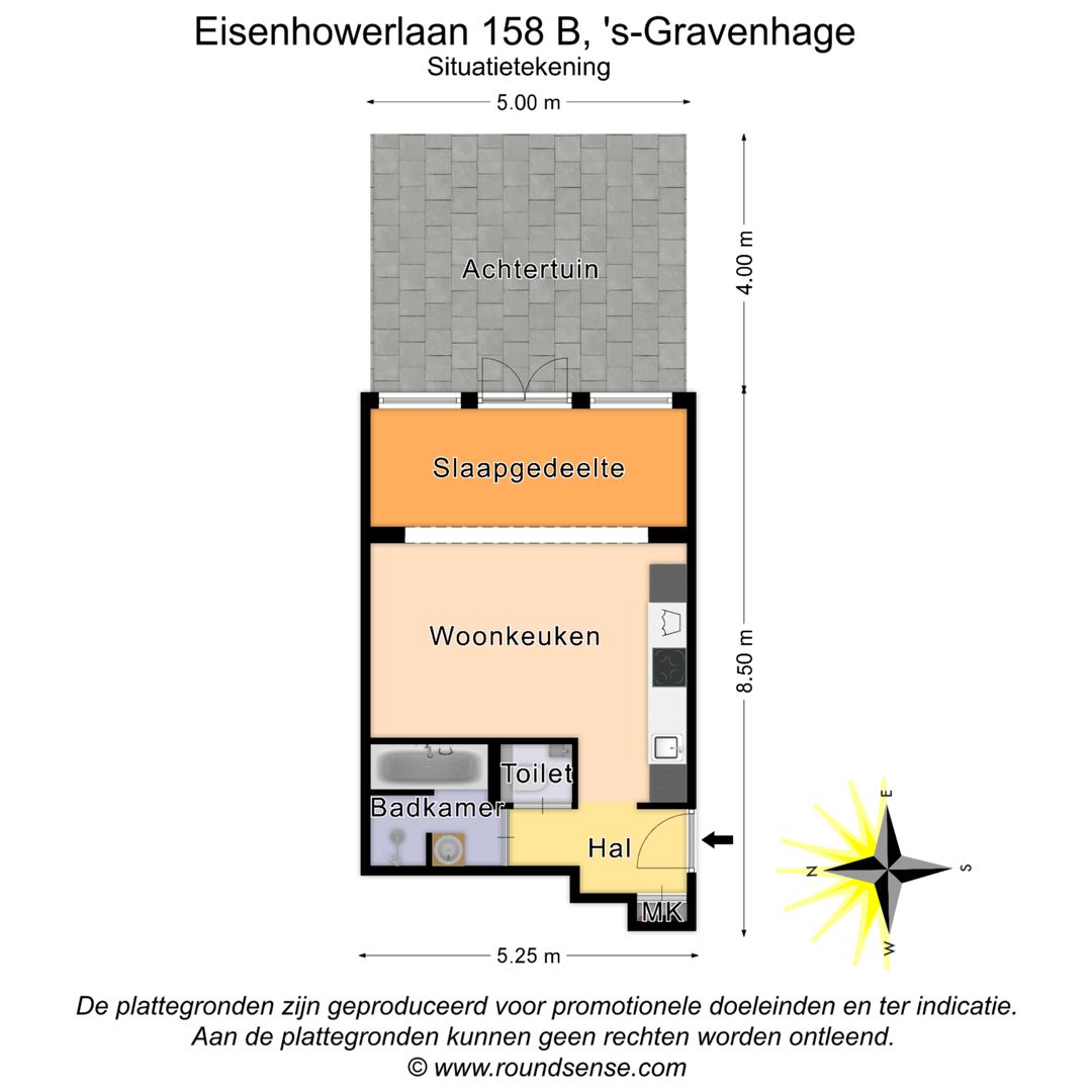 Eisenhowerlaan 158 B, Den Haag plattegrond-0