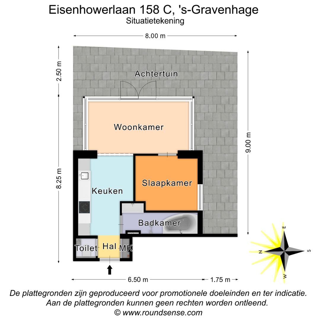 Eisenhowerlaan 158 C, Den Haag plattegrond-0