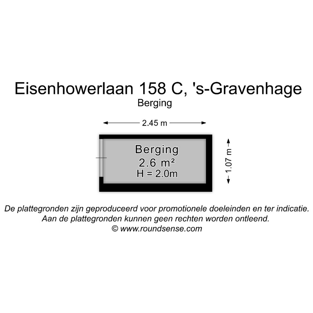 Eisenhowerlaan 158 C, Den Haag plattegrond-1