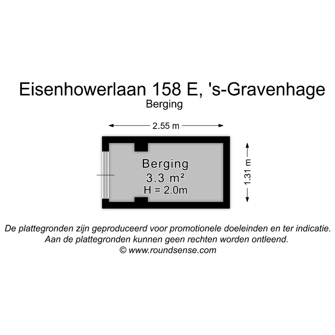 Eisenhowerlaan 158 E, Den Haag plattegrond-1