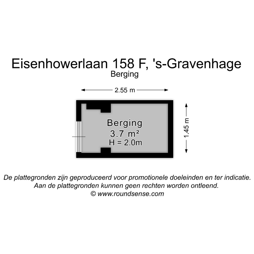 Eisenhowerlaan 158 F, Den Haag plattegrond-1