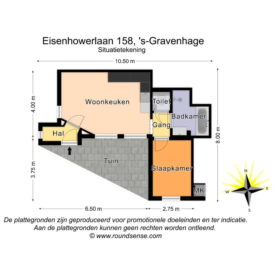 Eisenhowerlaan 158, Den Haag plattegrond-0