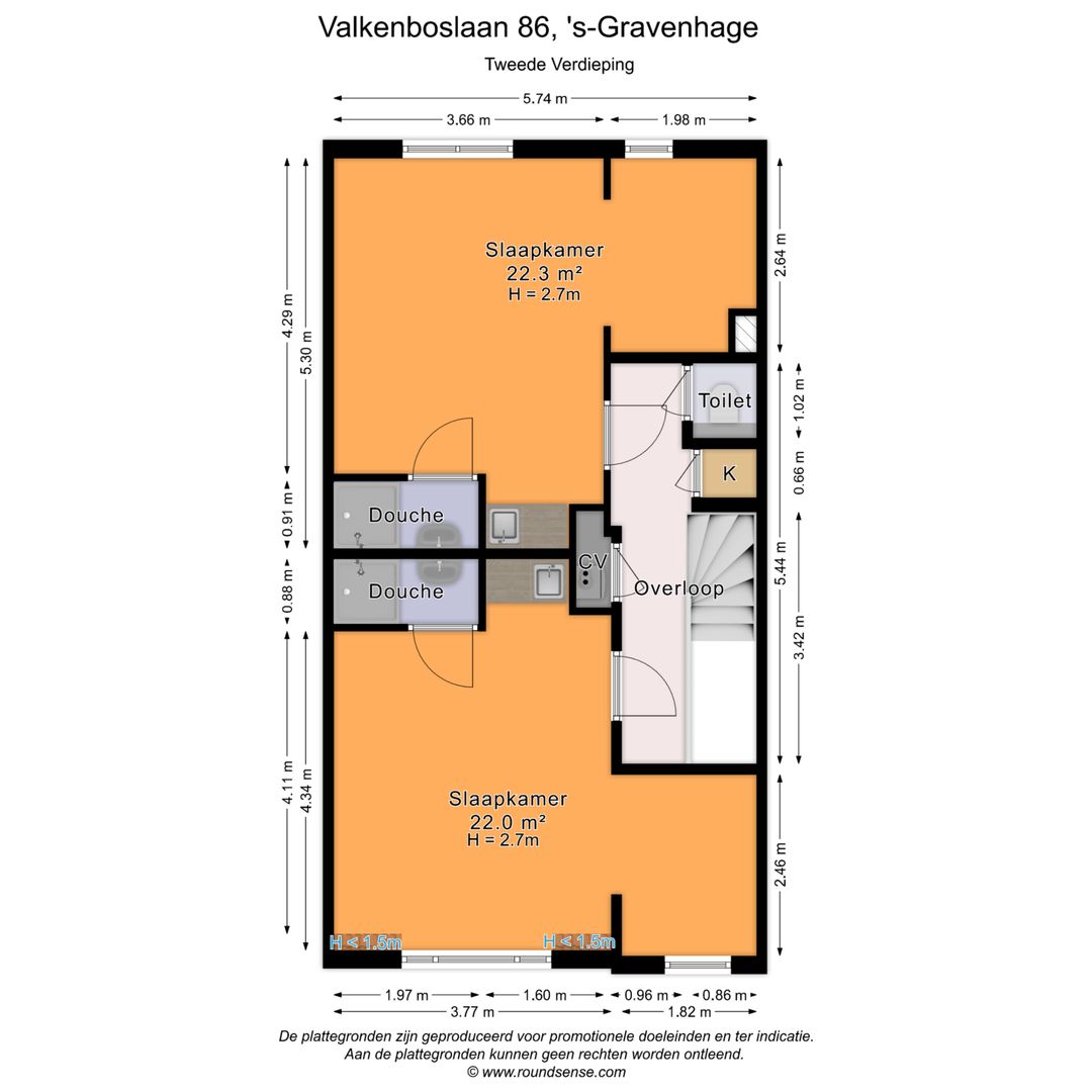 Valkenboslaan 86, Den Haag plattegrond-2
