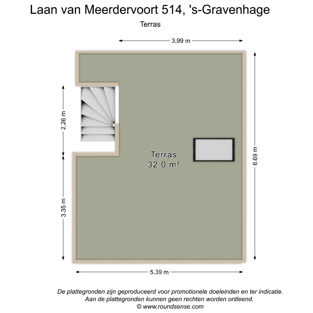 Laan van Meerdervoort 514, Den Haag plattegrond-0