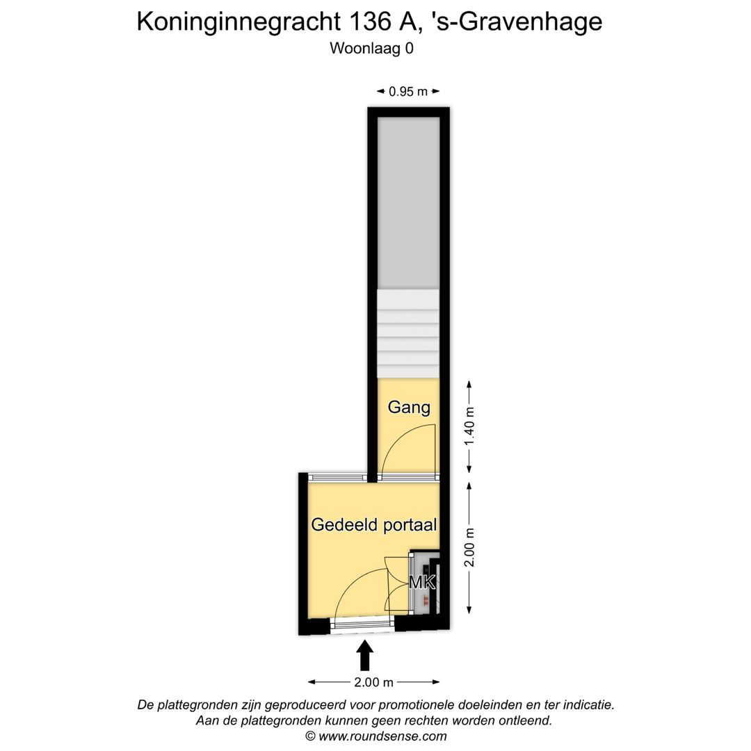 Koninginnegracht 136 A, Den Haag plattegrond-3