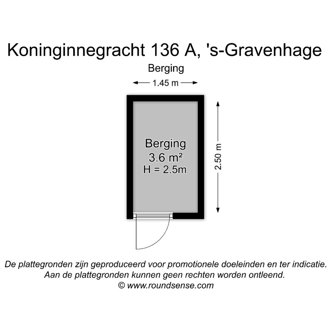 Koninginnegracht 136 A, Den Haag plattegrond-4