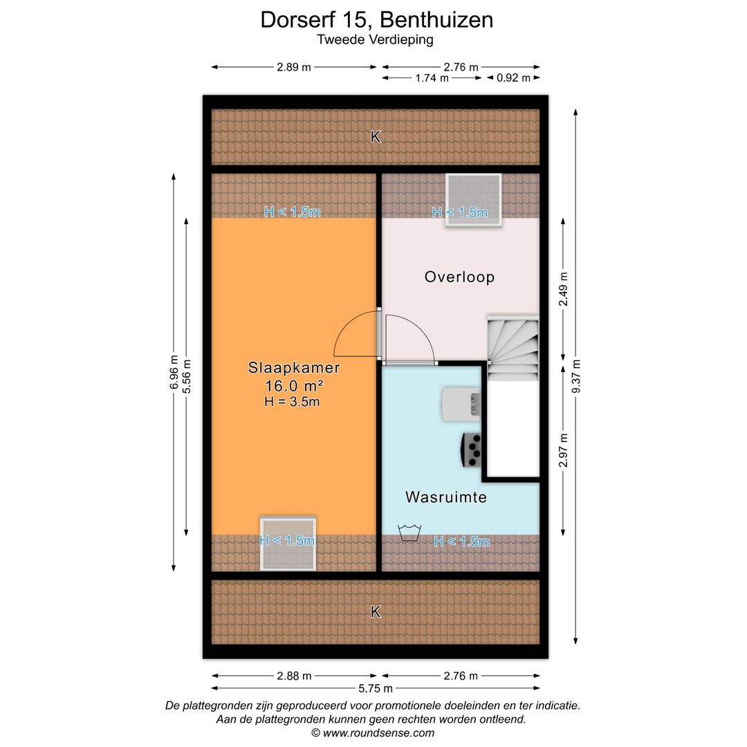 Dorserf 15, Benthuizen plattegrond-2