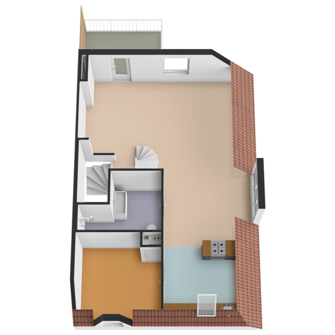 2e Van Blankenburgstraat 163 B, Den Haag plattegrond-6