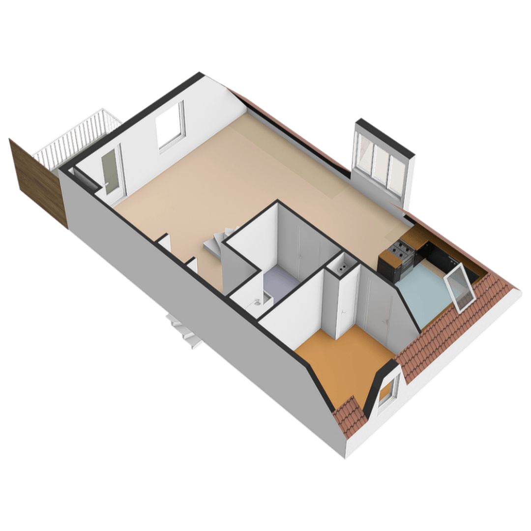 2e Van Blankenburgstraat 163 B, Den Haag plattegrond-9