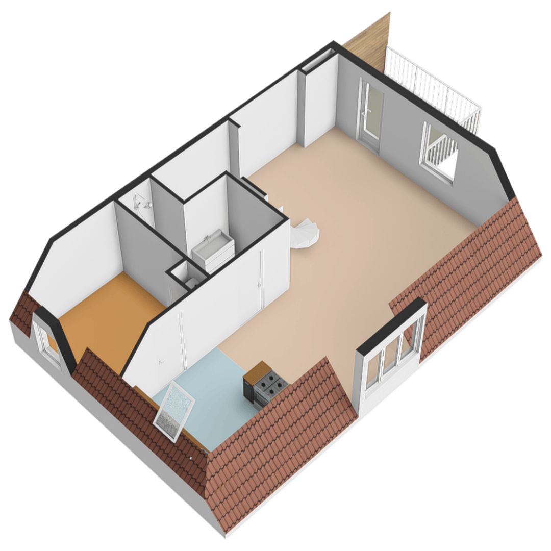 2e Van Blankenburgstraat 163 B, Den Haag plattegrond-10