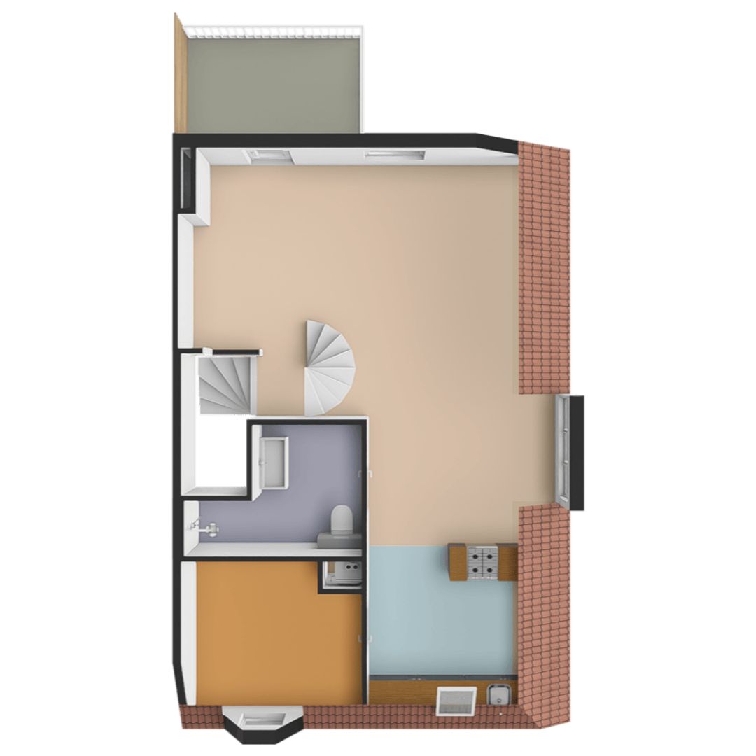 2e Van Blankenburgstraat 163 B, Den Haag plattegrond-11
