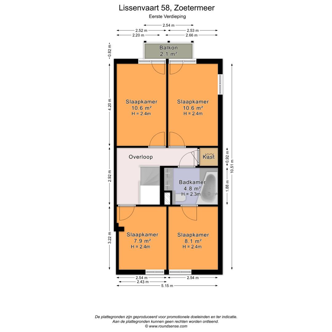 Lissenvaart 58, Zoetermeer plattegrond-1