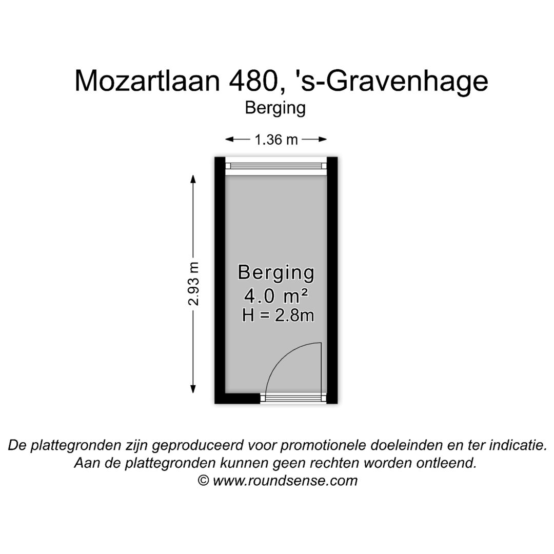 Mozartlaan 480, Den Haag plattegrond-2