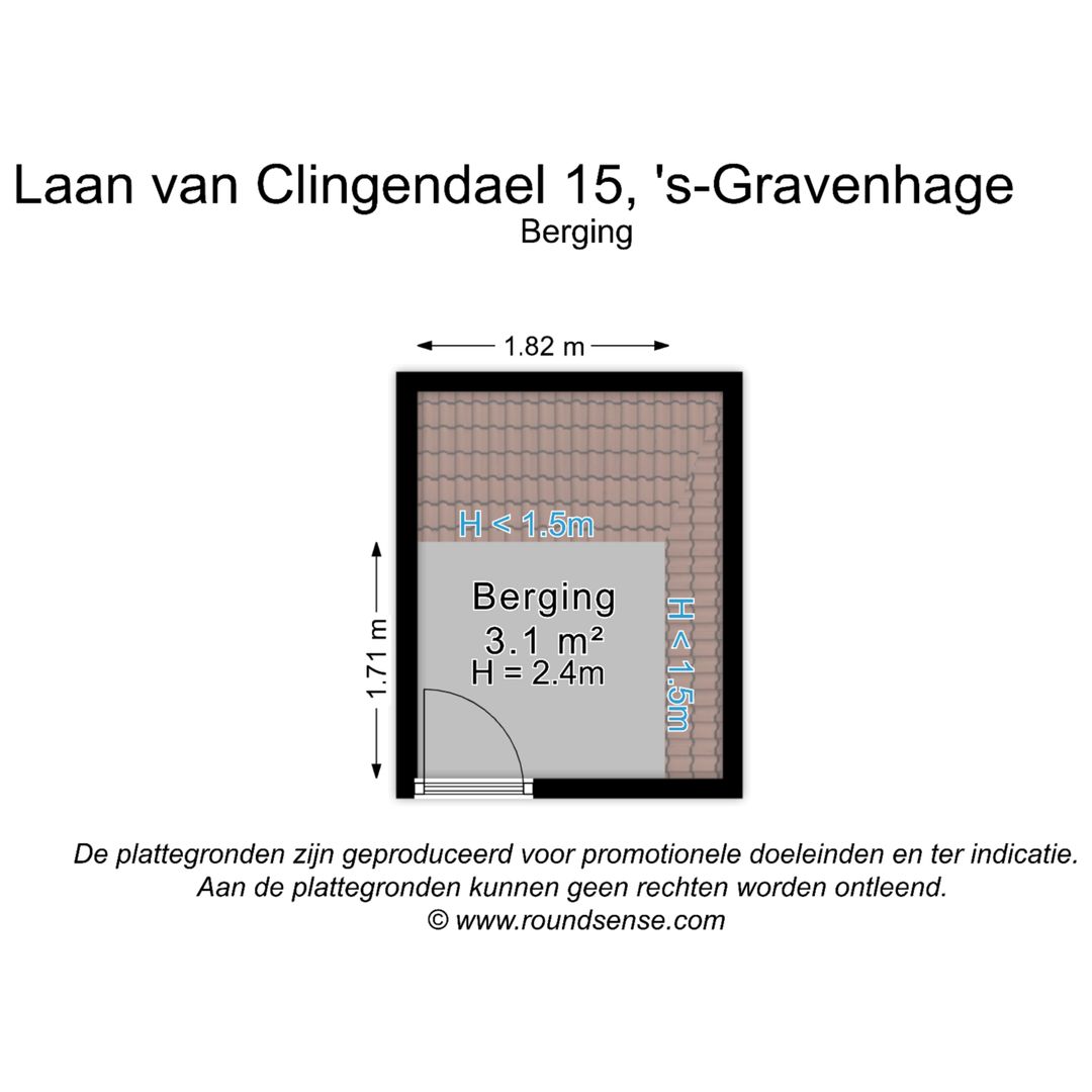 Laan van Clingendael 15, Den Haag plattegrond-2