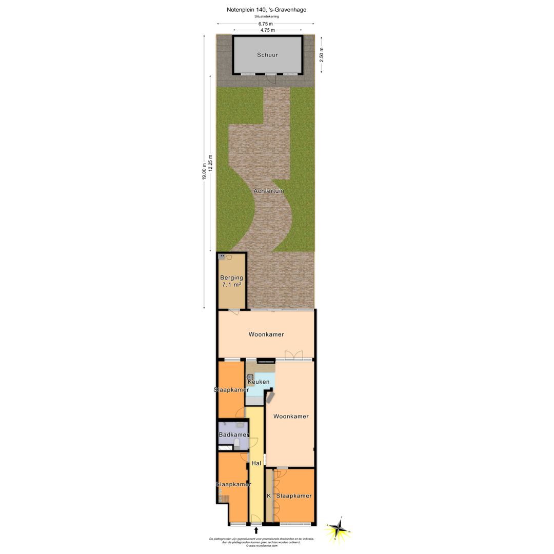 Notenplein 140, Den Haag plattegrond-2