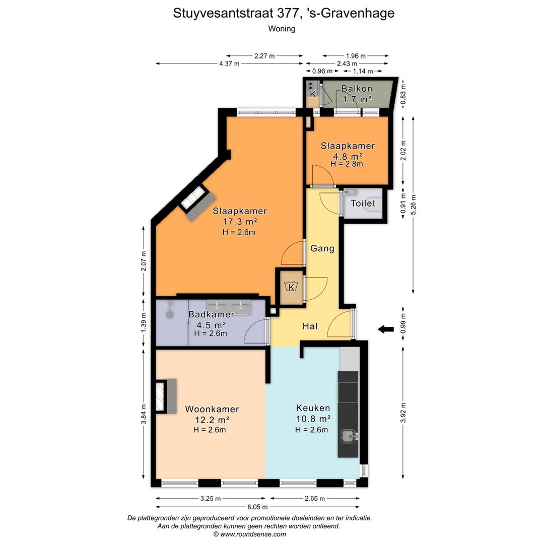 Stuyvesantstraat 377, Den Haag plattegrond-0
