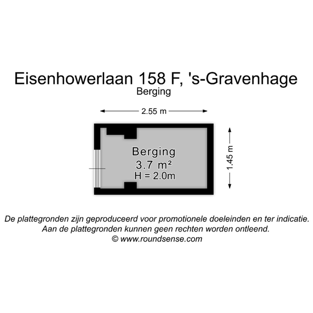 Eisenhowerlaan 158 F, Den Haag plattegrond-1