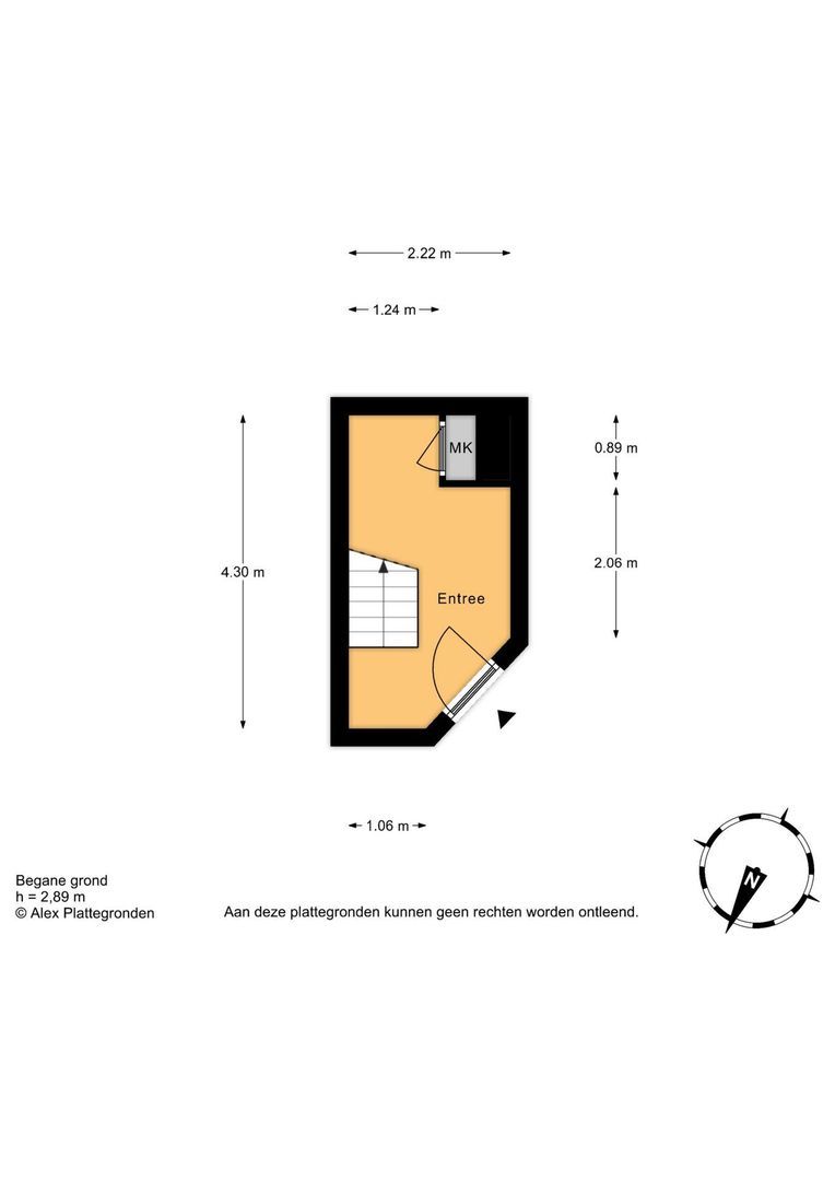 Groenewegje 126 A, Den Haag plattegrond-0