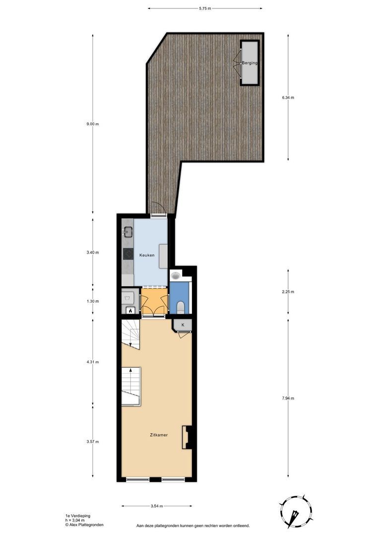 Groenewegje 126 A, Den Haag plattegrond-2