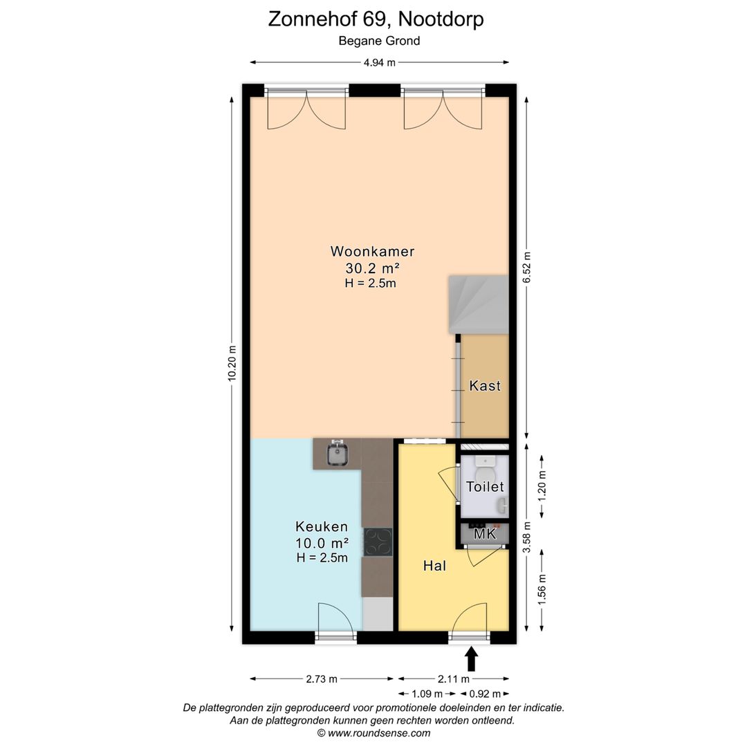 Zonnehof 69, Nootdorp plattegrond-0