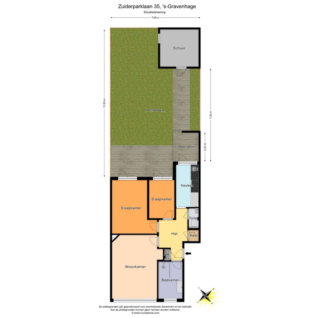 Zuiderparklaan 35, Den Haag plattegrond-3