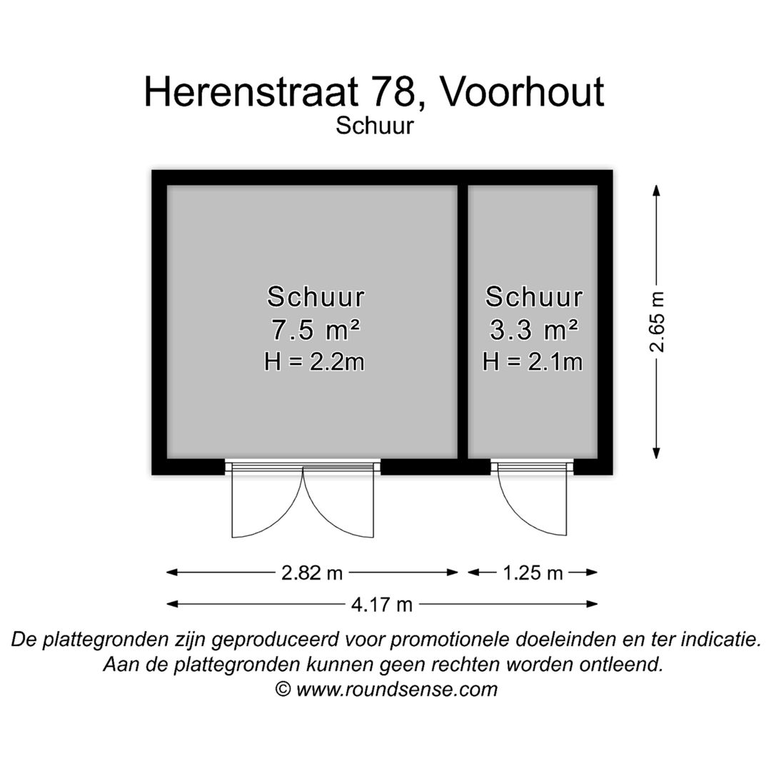 Herenstraat 78, Voorhout plattegrond-7