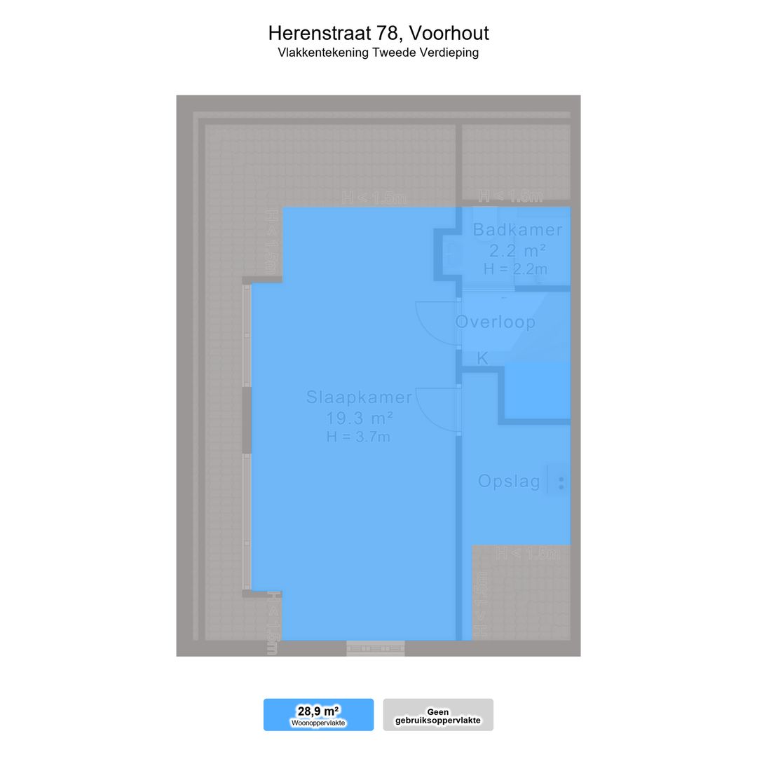 Herenstraat 78, Voorhout plattegrond-6