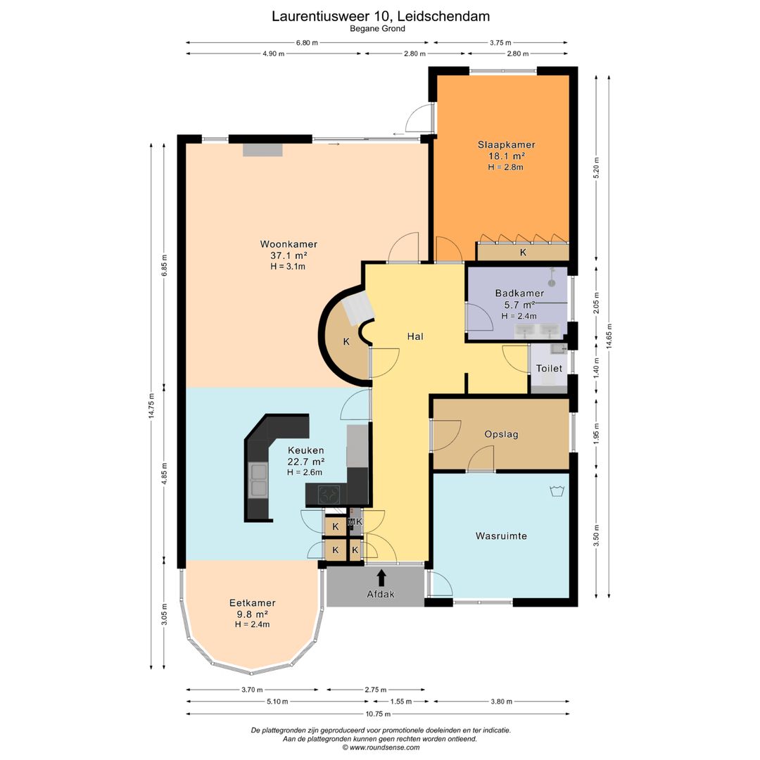Laurentiusweer 10, Leidschendam plattegrond-0