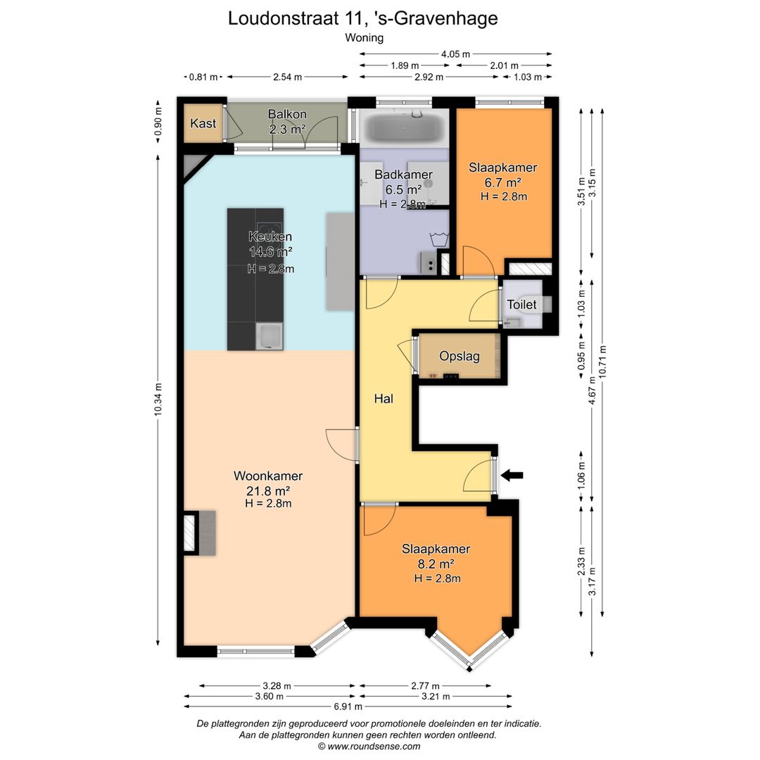 Loudonstraat 11, Den Haag plattegrond-0