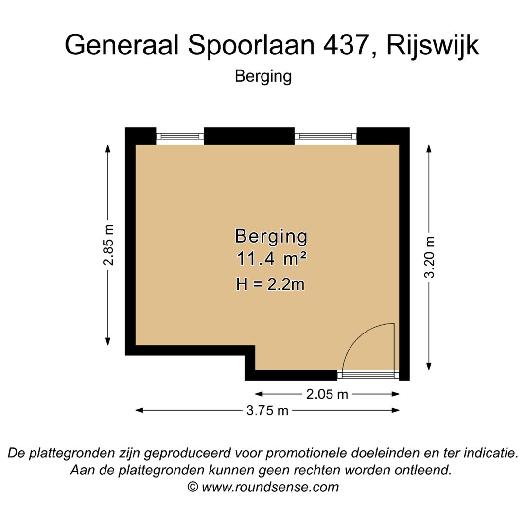 Generaal Spoorlaan 437, Rijswijk plattegrond-2