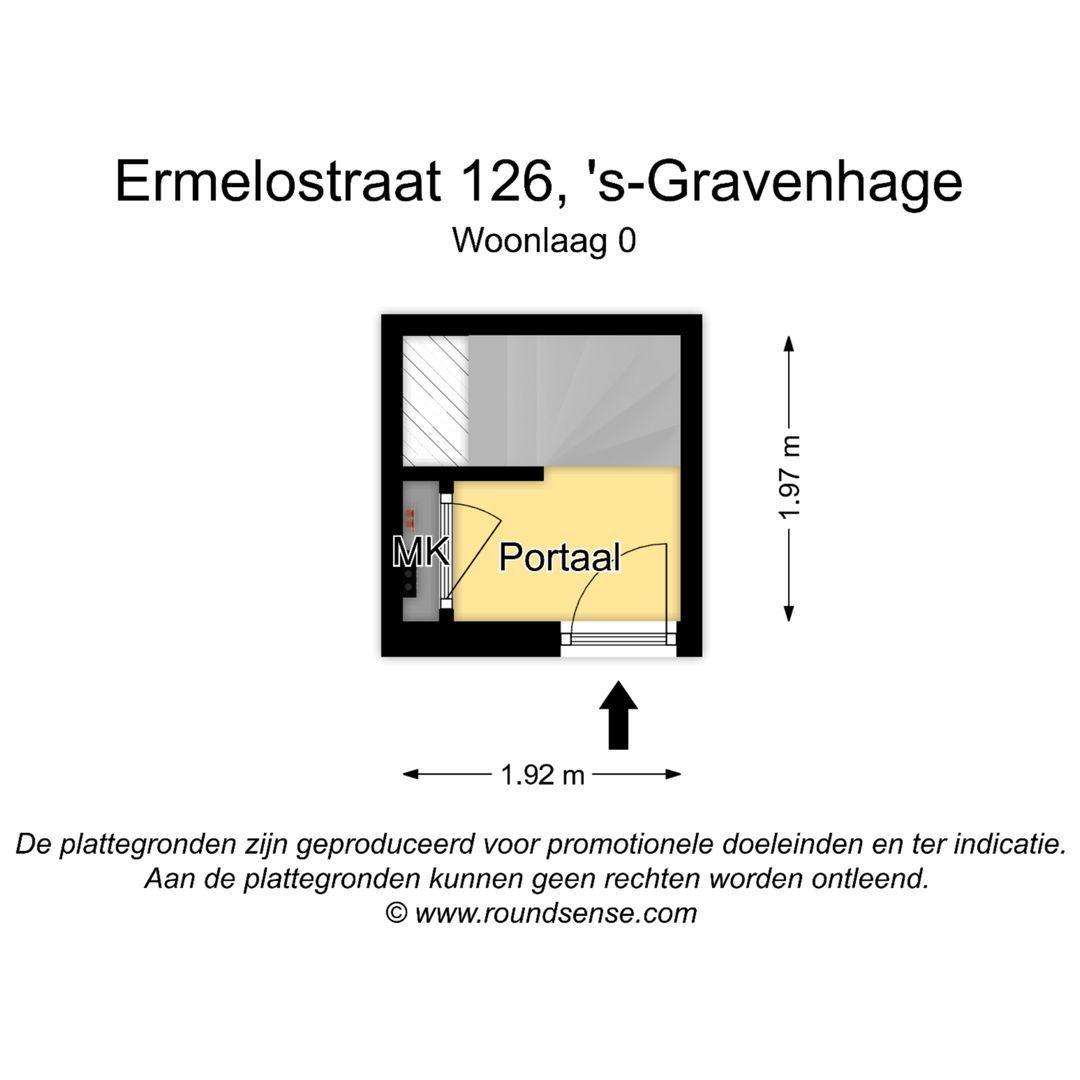 Ermelostraat 126, Den Haag plattegrond-1