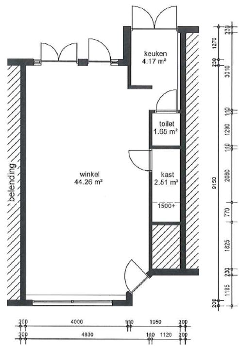Rijnstraat 74 h, Amsterdam plattegrond-13