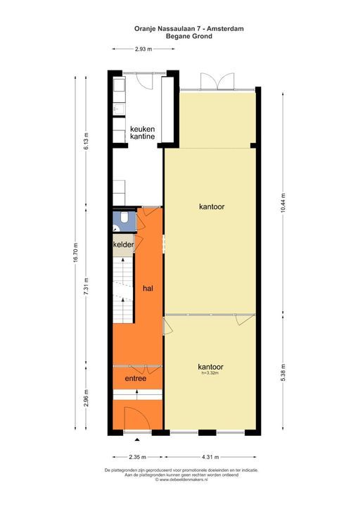 Oranje Nassaulaan 7, Amsterdam plattegrond-30