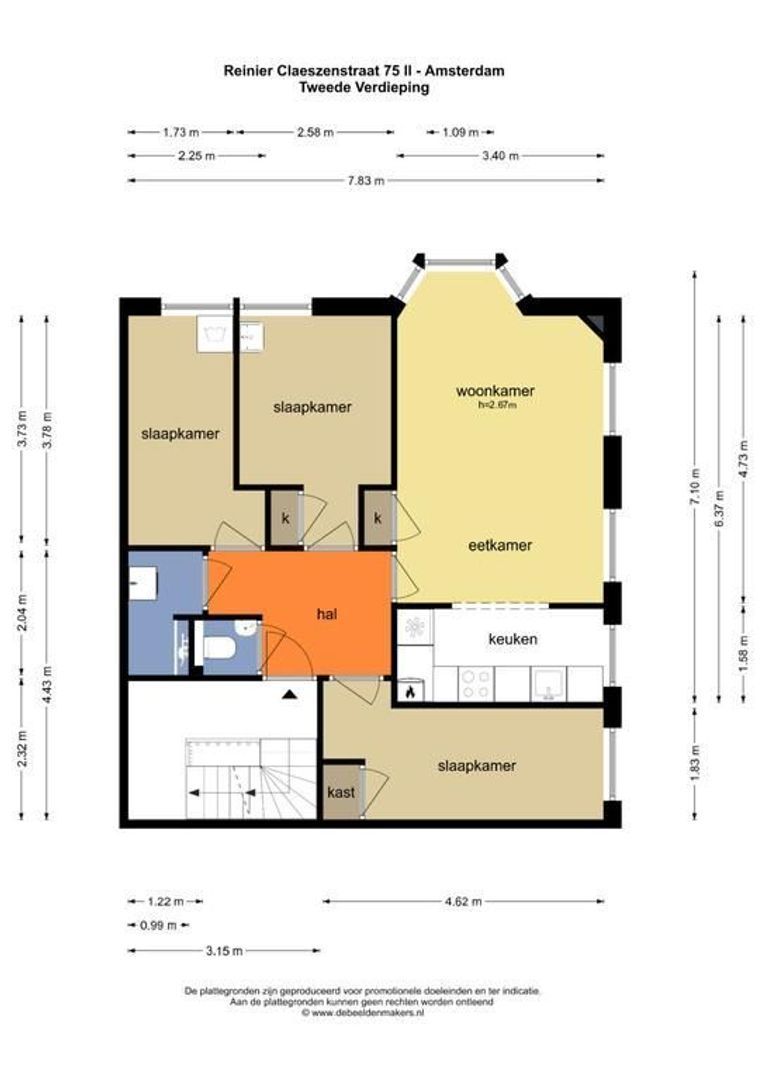 Reinier Claeszenstraat 75 2, Amsterdam foto-17