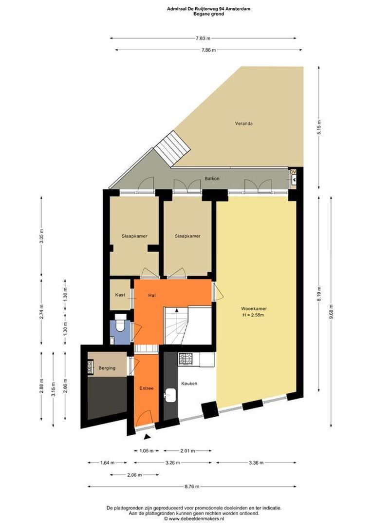 Admiraal De Ruijterweg 94 H, Amsterdam foto-21