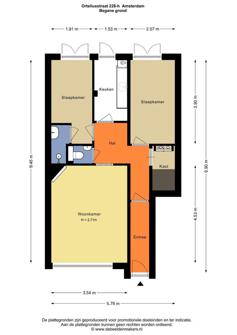 Orteliusstraat 228 H, Amsterdam foto-22