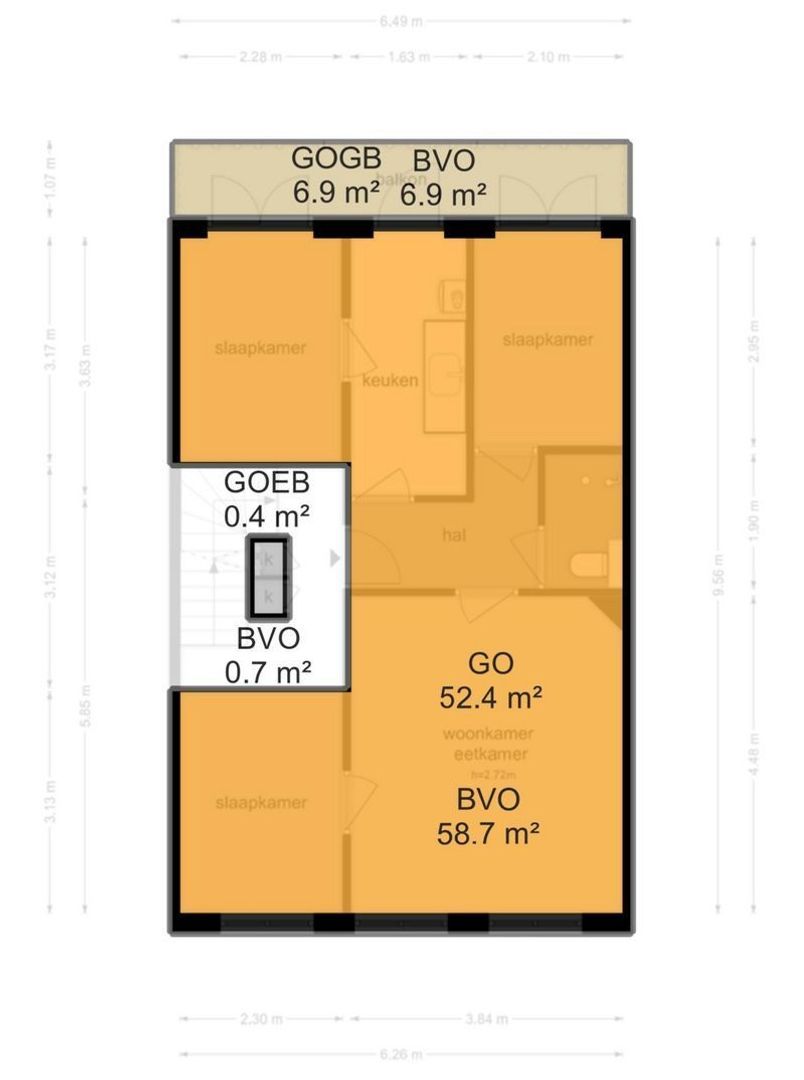 Kramatweg 90 3, Amsterdam plattegrond-3