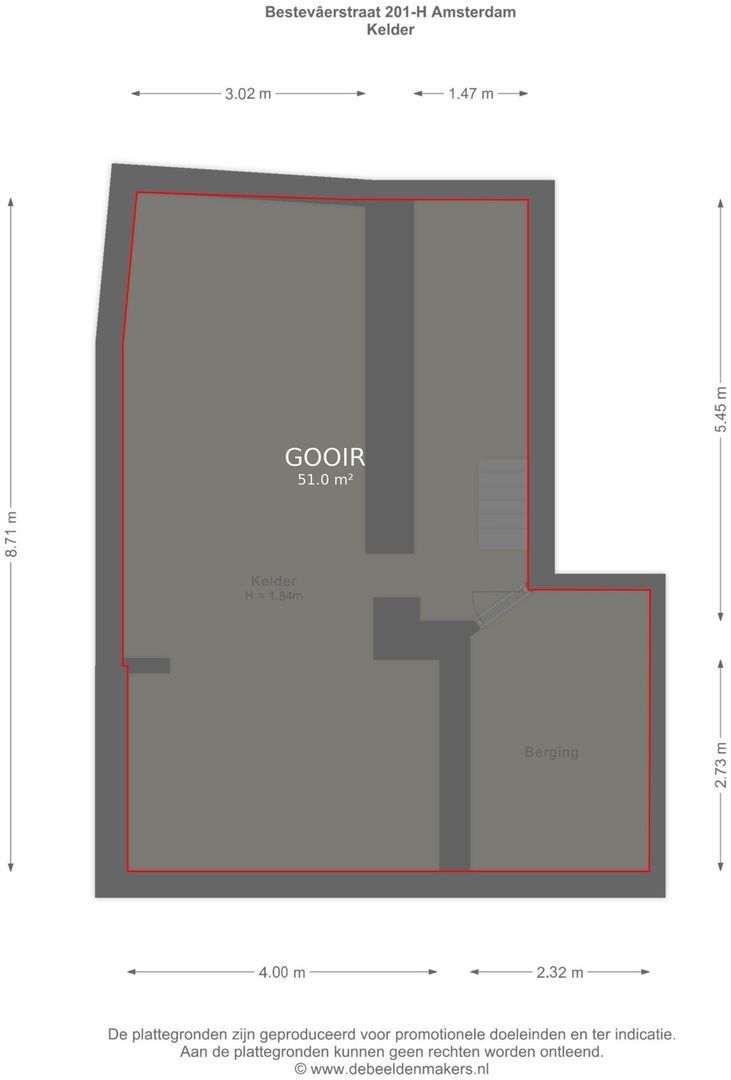 Bestevâerstraat 201 H, Amsterdam plattegrond-5