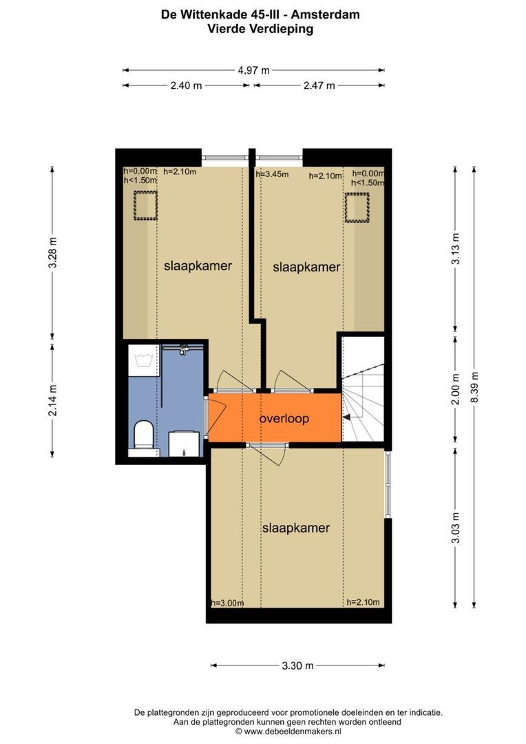 De Wittenkade 45 3A, Amsterdam foto-32