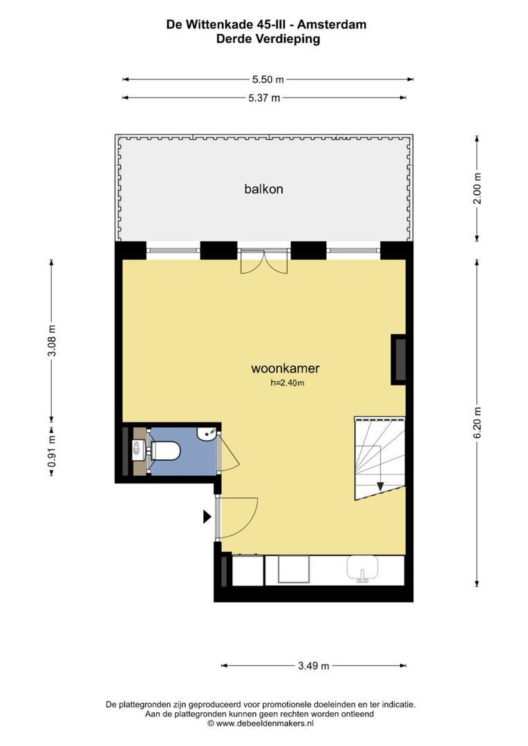 De Wittenkade 45 3A, Amsterdam foto-30