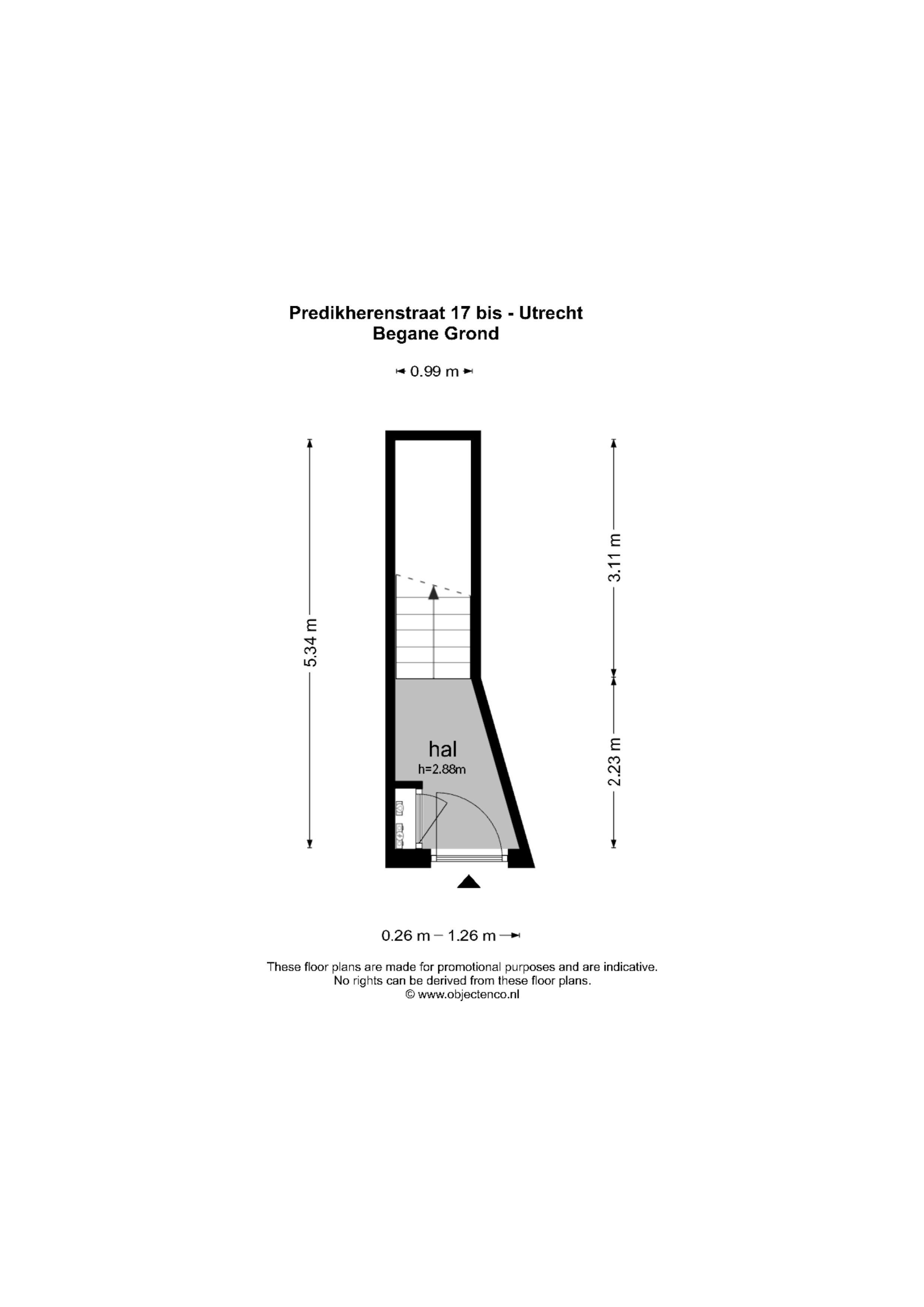 Predikherenstraat 17 BS, Utrecht plattegrond-6