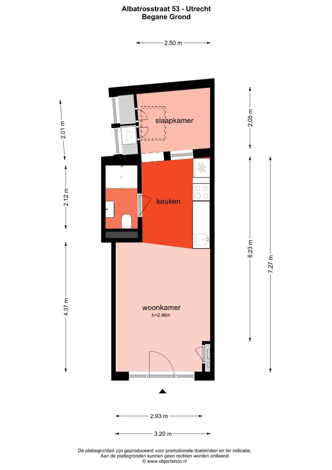 Albatrosstraat 53, Utrecht plattegrond-0