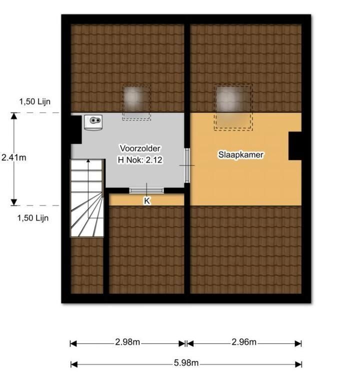 Trompstraat 36, Huizen plattegrond-2