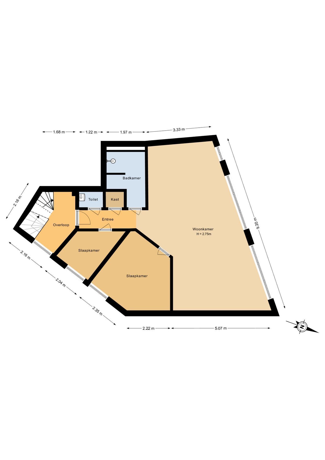 Jansveld 46, Utrecht plattegrond-0