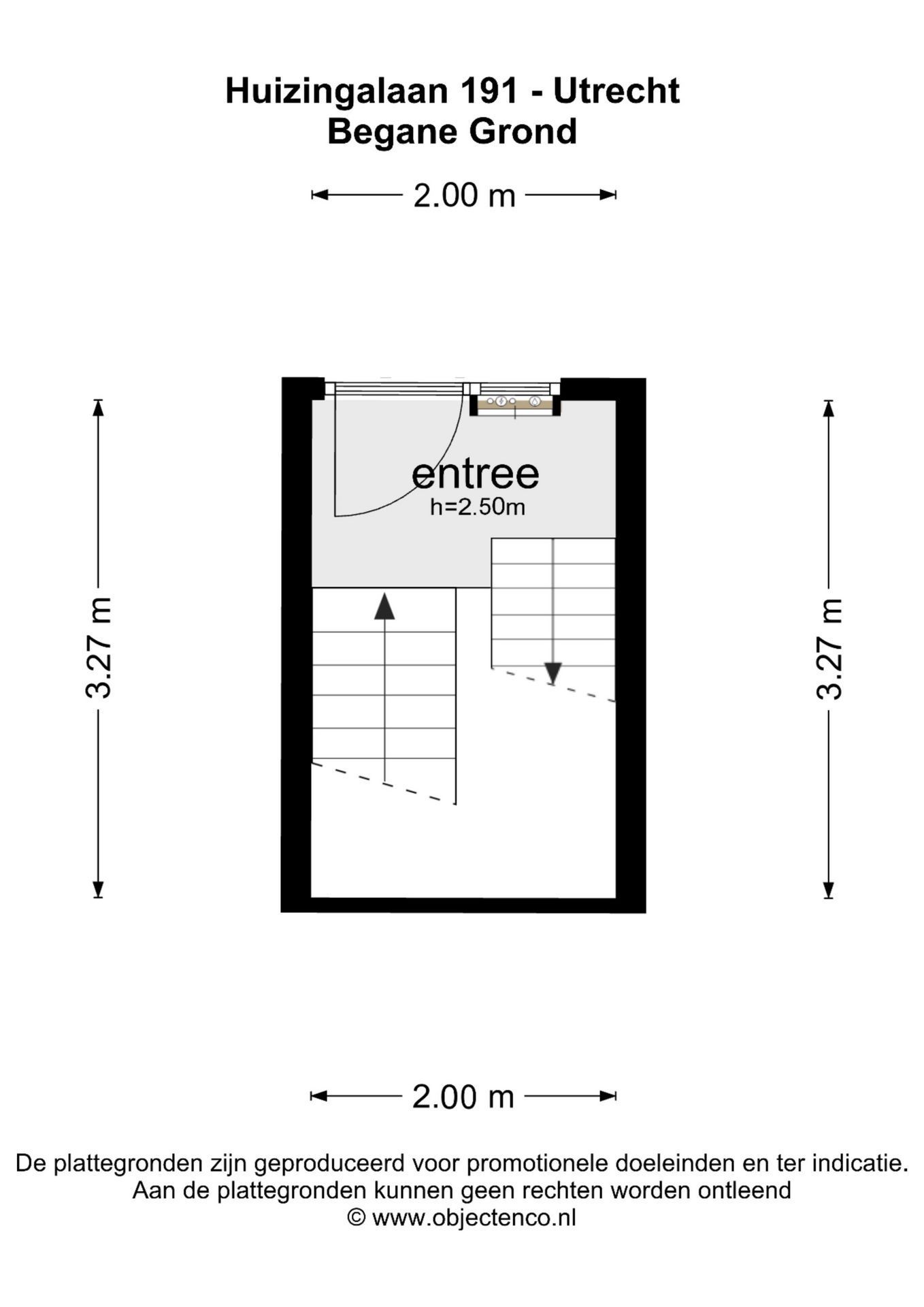 Huizingalaan 191, Utrecht plattegrond-3