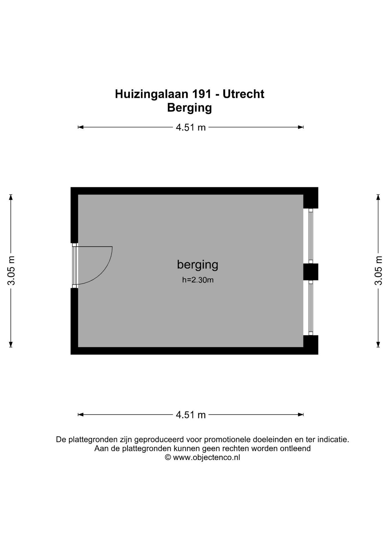 Huizingalaan 191, Utrecht plattegrond-5