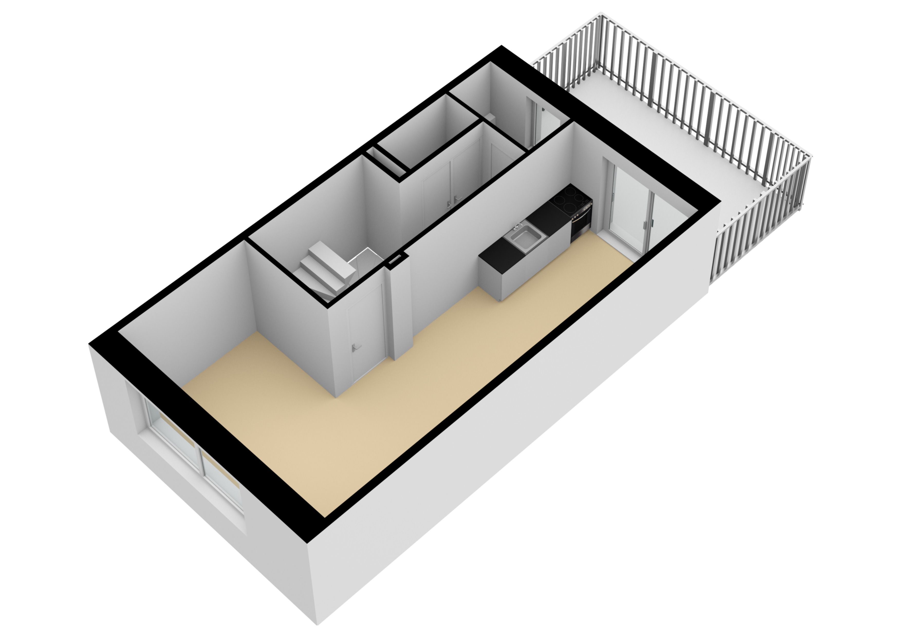 Vondellaan 53 A, Utrecht plattegrond-1