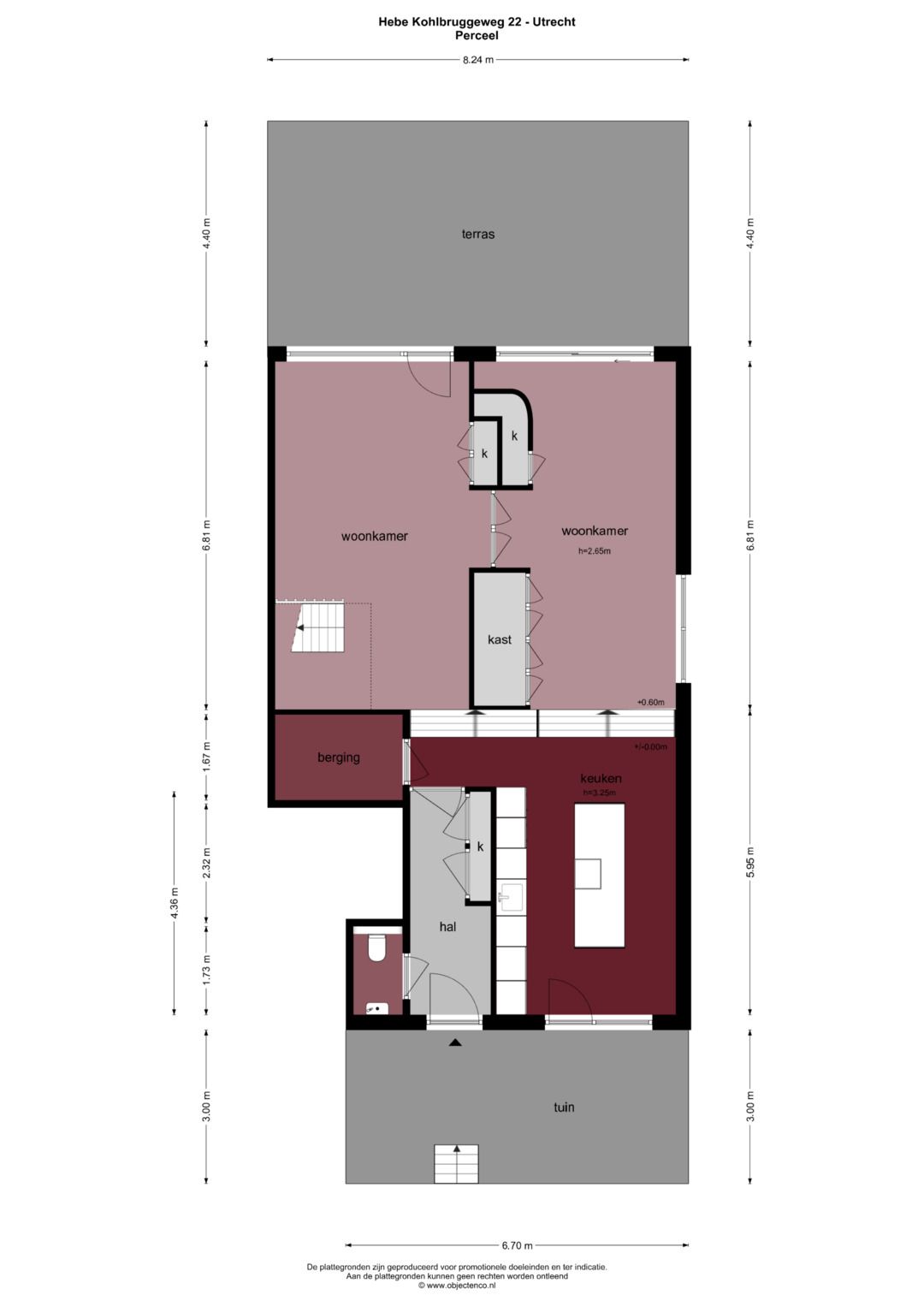 Hebe Kohlbruggeweg 22, Utrecht plattegrond-2