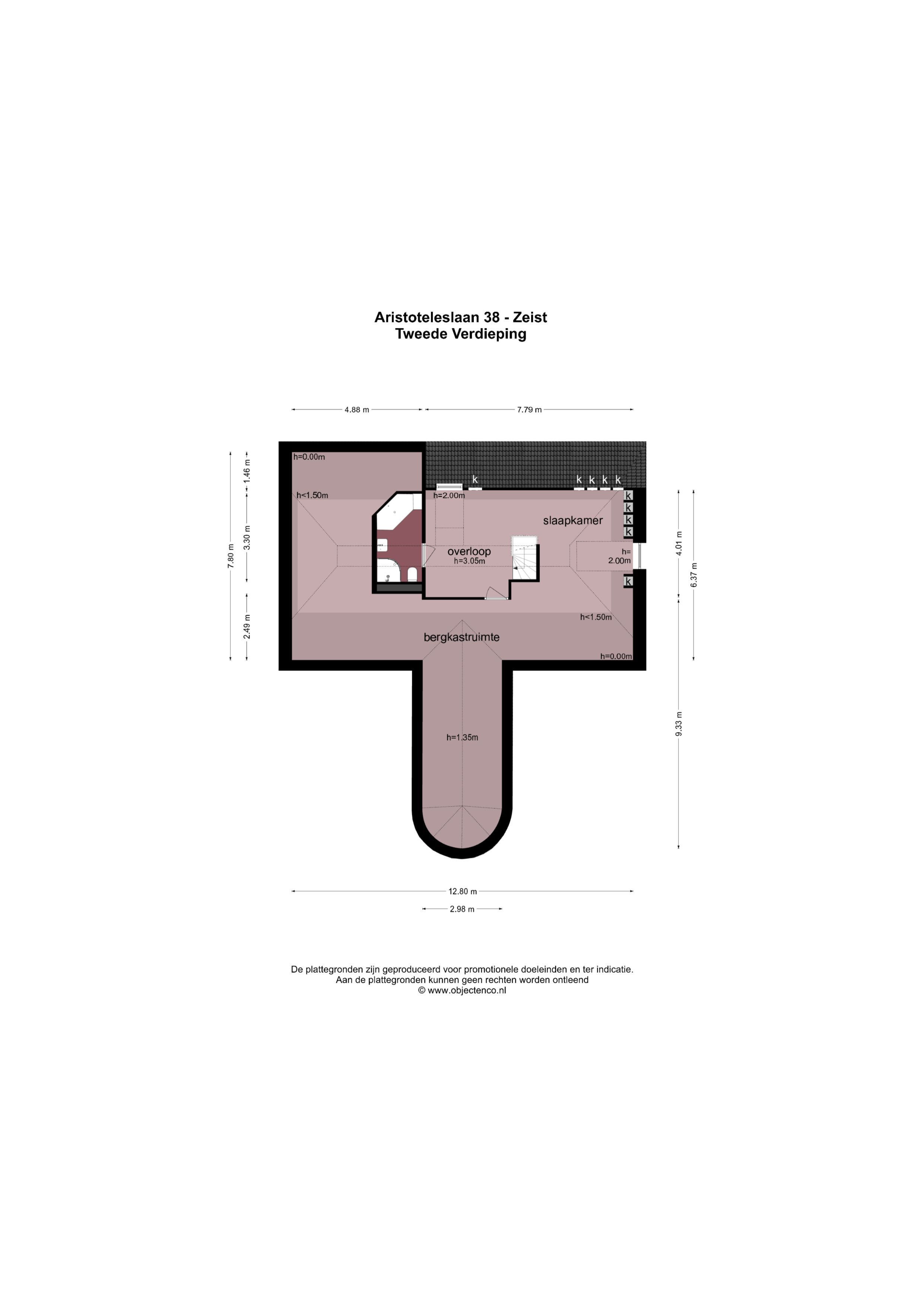 Aristoteleslaan 38, Zeist plattegrond-3
