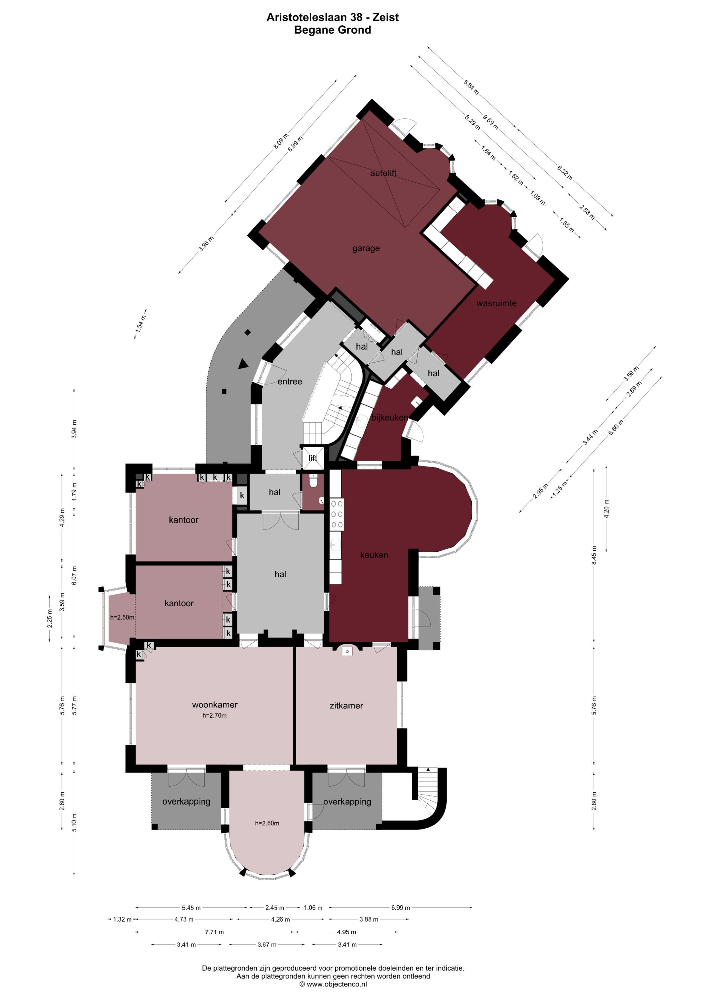 Aristoteleslaan 38, Zeist plattegrond-0